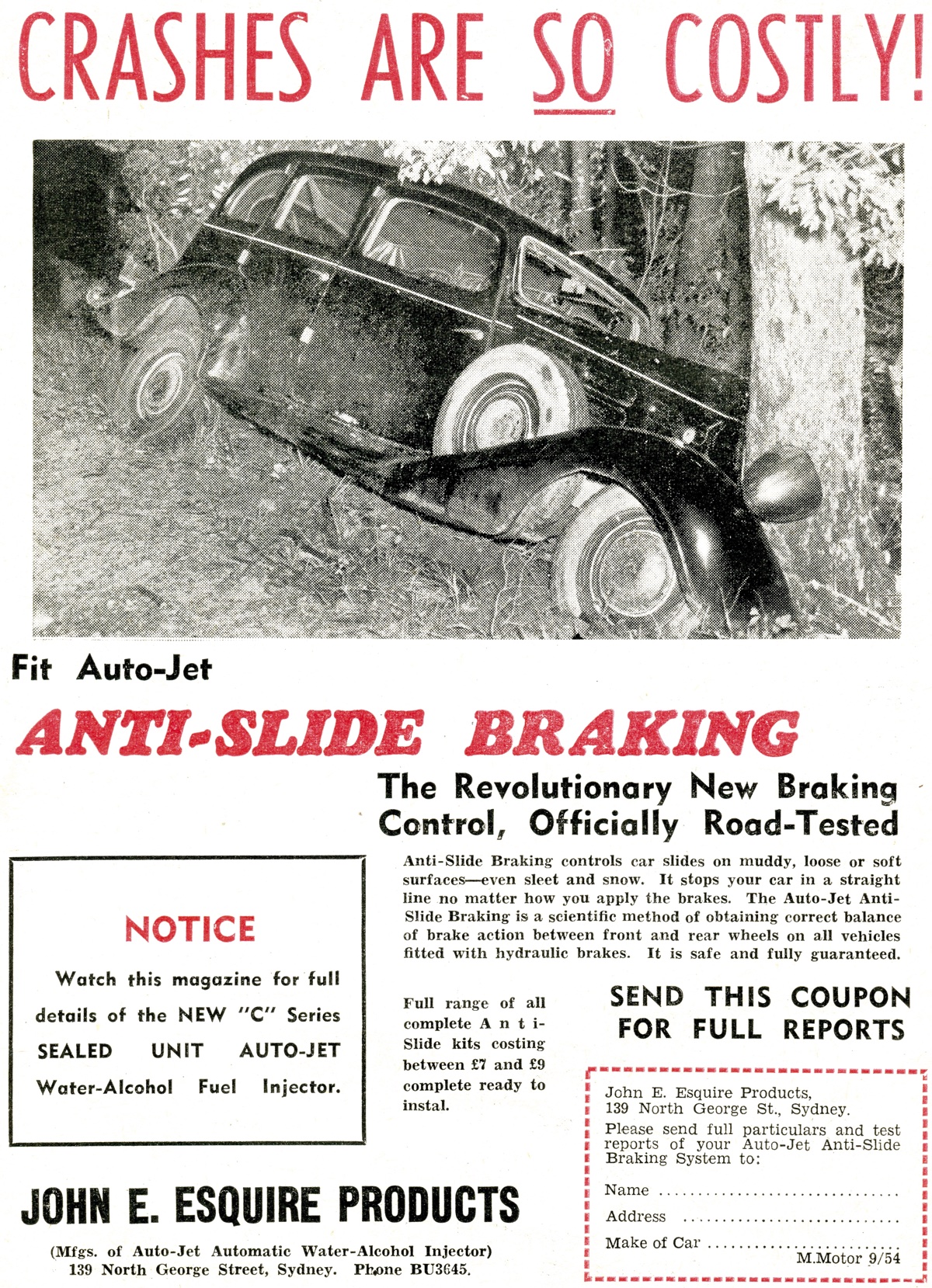 1954 Anti-Slide Braking